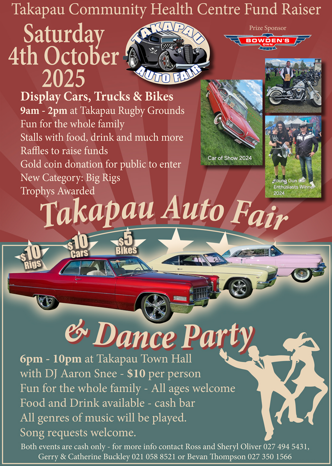 Takapau Auto Fair: Saturday 4th October 2025