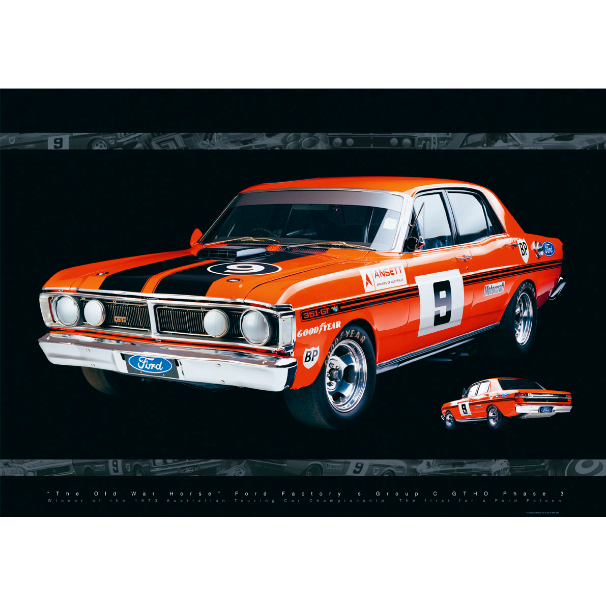1973 Moffat GTHO Phase 3 - Poster